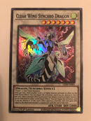 Yugioh Clear Wing Synchro Dragon LED8-EN001 Super Rare 1st Edition Near Mint