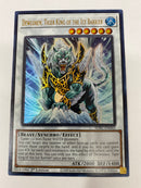 Yugioh Dewloren, Tiger King of the Ice Barrier  SDFC-EN042 Ultra Rare 1st Edition NM