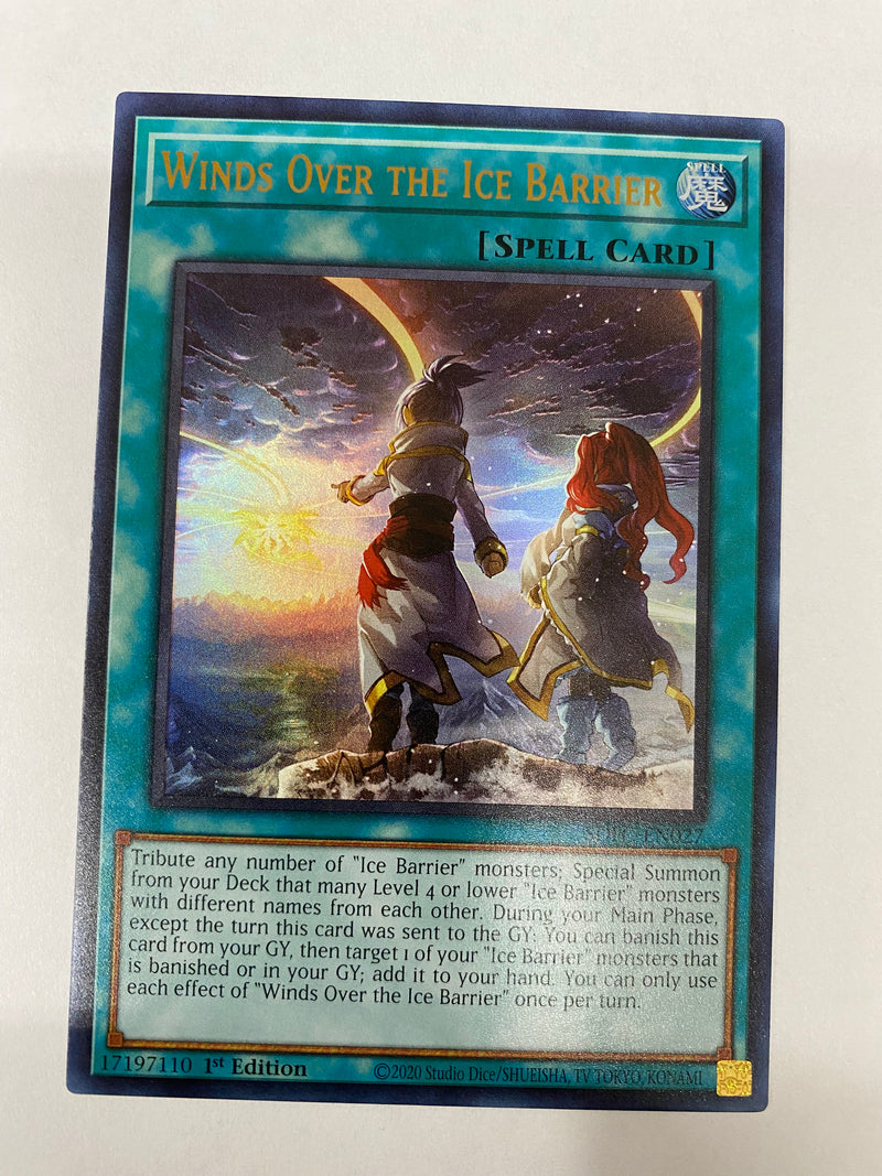 Winds Over the Ice Barrier - SDFC-EN027 - Ultra Rare - 1st Edition Near Mint