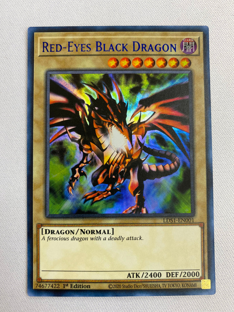 Yugioh Red-Eyes Black Dragon (Blue) LDS1-EN001 Ultra Rare 1st Edition NM