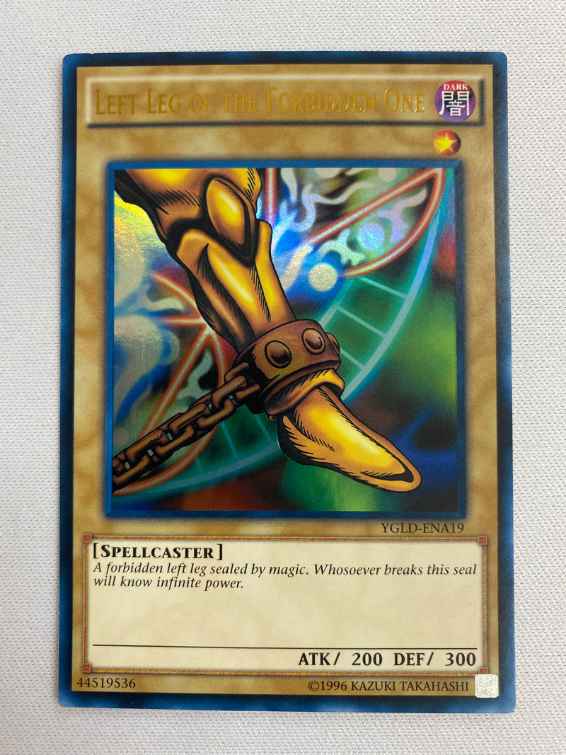 Yugioh Left Leg of the Forbidden One YGLD-ENA19 Ultra Rare Unlimited NM