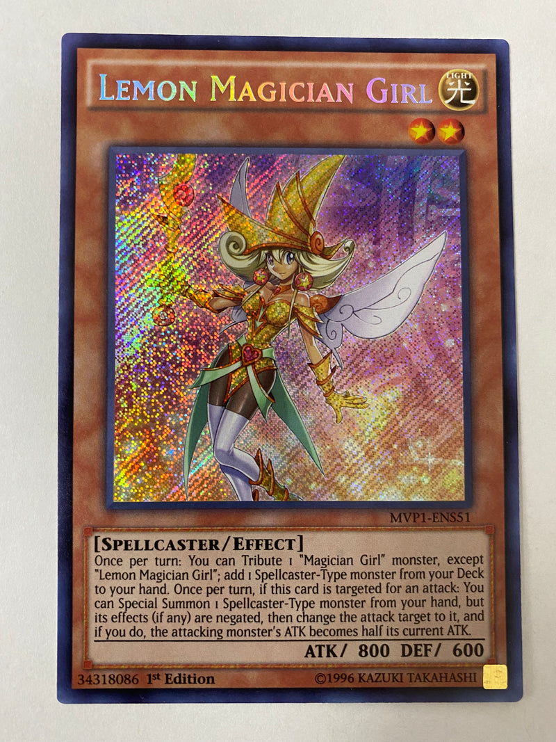 Lemon Magician Girl  MVP1-ENS51 Secret Rare 1st Edition Near Mint