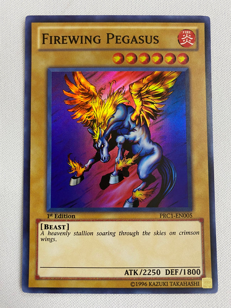 Yugioh Firewing Pegasus PRC1-EN005 1st Edition Super Rare NM