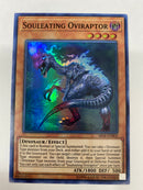 Yugioh Souleating Oviraptor  SR04-EN002 Super Rare Unlimited  Near Mint