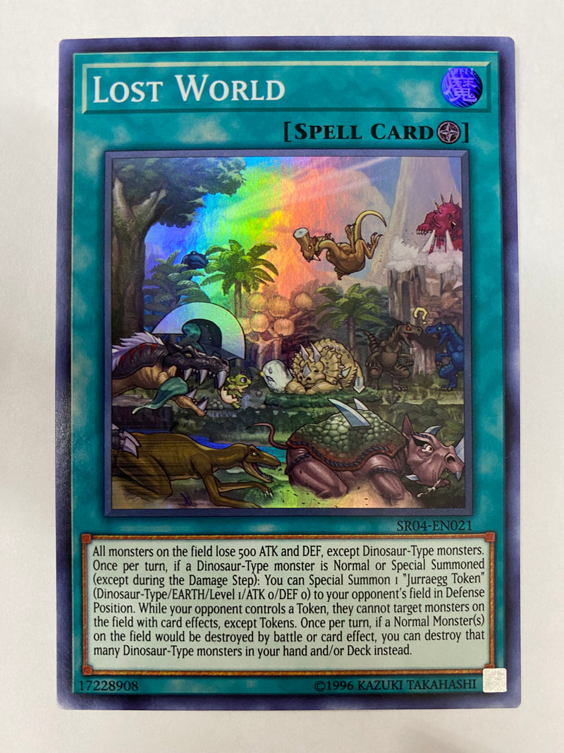 Yugioh Lost World SR04-EN021 Super Rare 1st Edition NM
