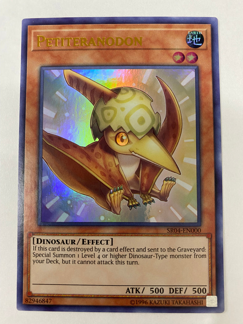 Yugioh Petiteranodon  SR04-EN000 Ultra Rare  Unlimited Edition Near Mint