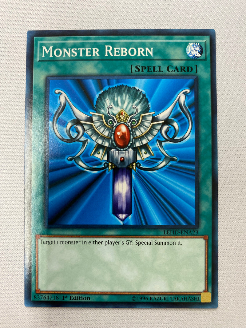 Yugioh  Monster Reborn LEHD-ENA23  Common 1st Edition  NM