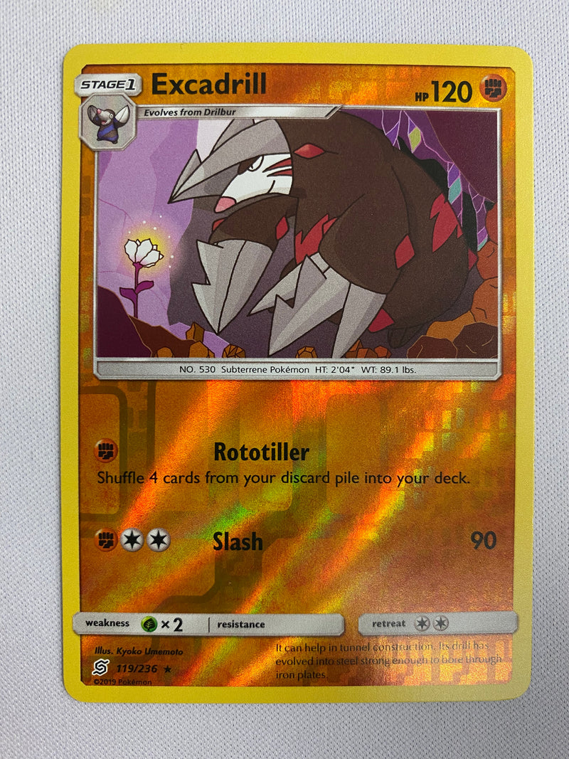 Excadrill  119/236  Rare  Reverse Holo Pokemon Card NM