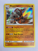 Rhyperior  67/147 Burning Shadows Holo Rare Pokemon Card  NM