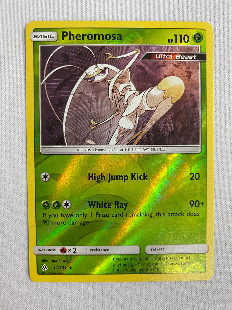 Pheromosa 11/131 Forbidden Light Reverse Holo Rare Pokemon Card NM