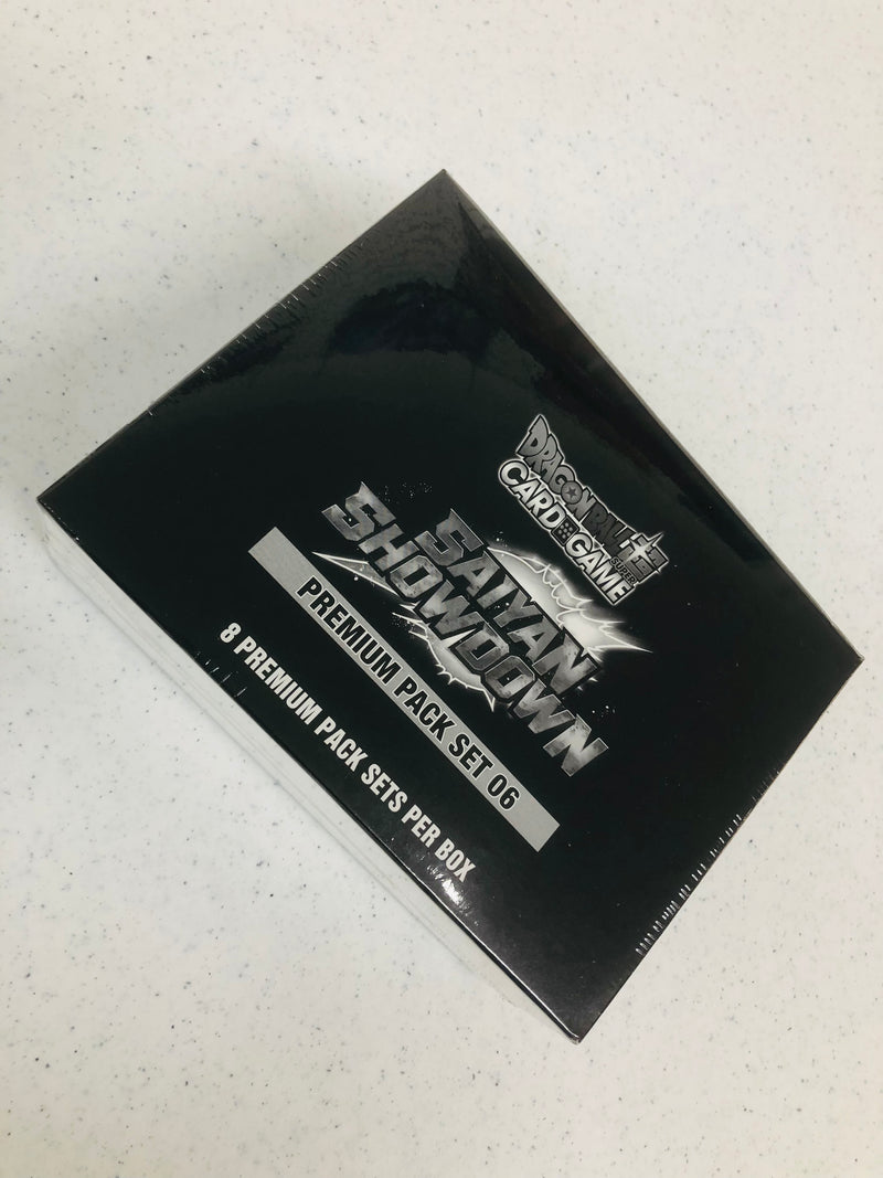 Dragon Ball Super TCG Saiyan Showdown Premium Pack Set 06 Display