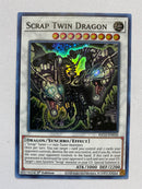 Yugioh Scrap Twin Dragon  KICO-EN038 Super Rare 1st Edition NM