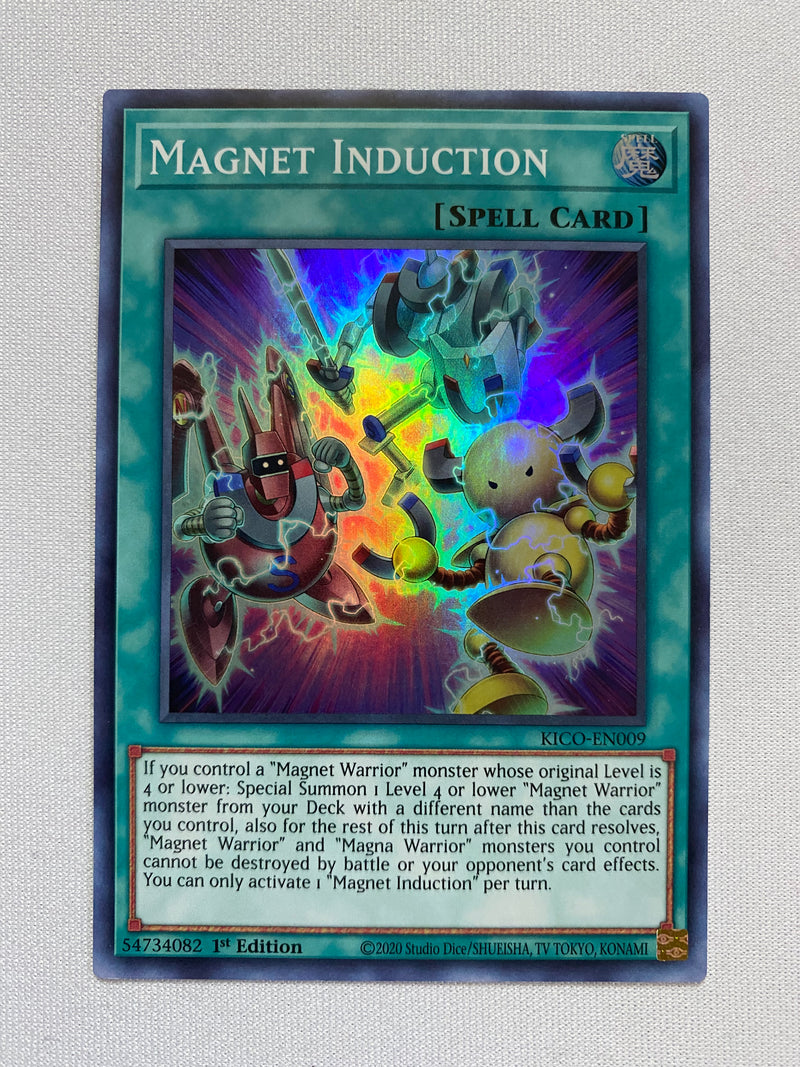 yugioh magnet cards Yugioh Magnet Induction KICO-EN009 Super Rare 1st Edition Near Mint