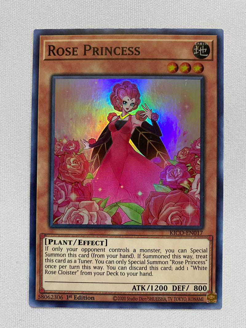 Yugioh Rose Princess KICO-EN017 Super Rare 1st Edition Near Mint
