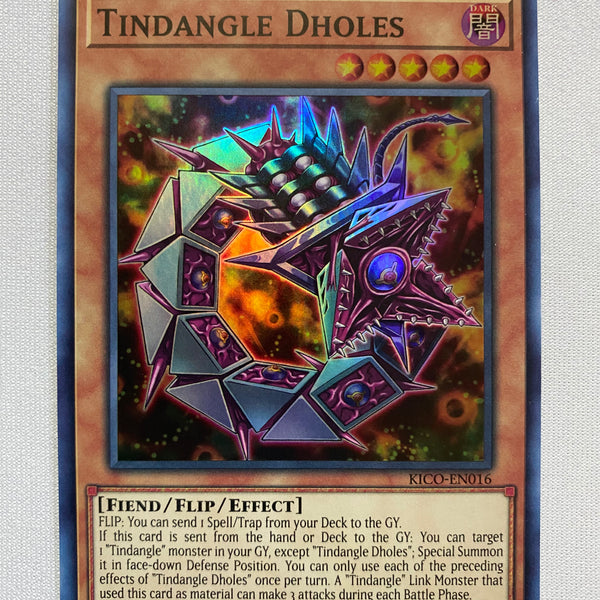 Yugioh Tindangle Dholes KICO-EN016 Super Rare 1st Edition NM
