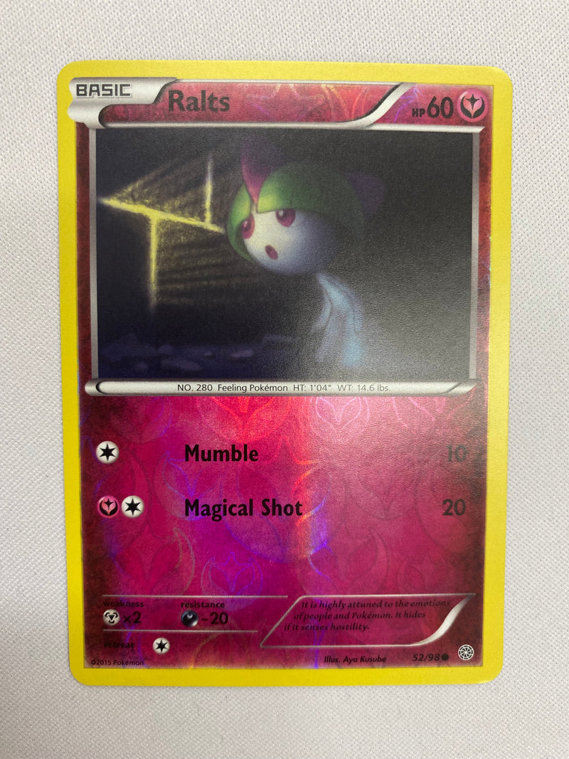 Ralts 52/98 Ancient Origins  Reverse Holo Common Pokemon Card NM