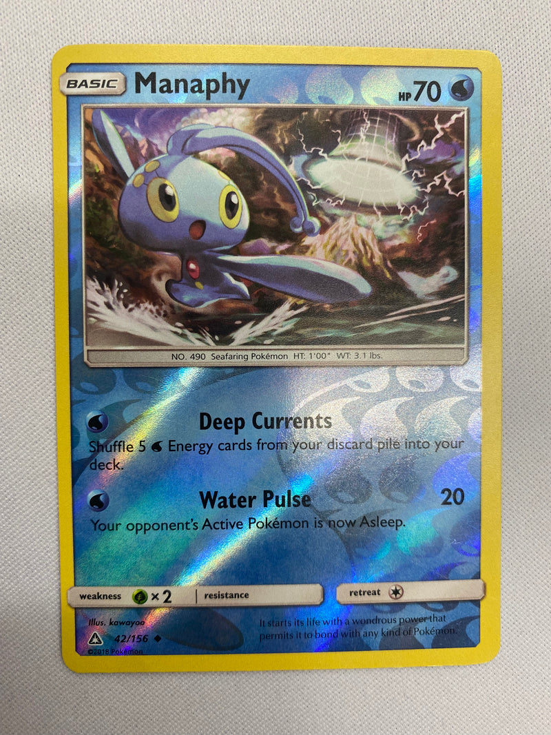 Manaphy 42/156 TCG Sun Moon: Ultra Pris Reverse Holo Pokémon TCG