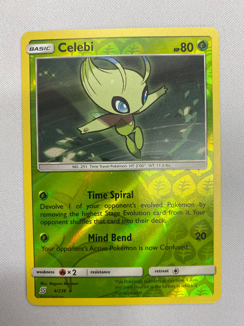 Celebi  4/236  Reverse Holo Rare Pokemon Card NM