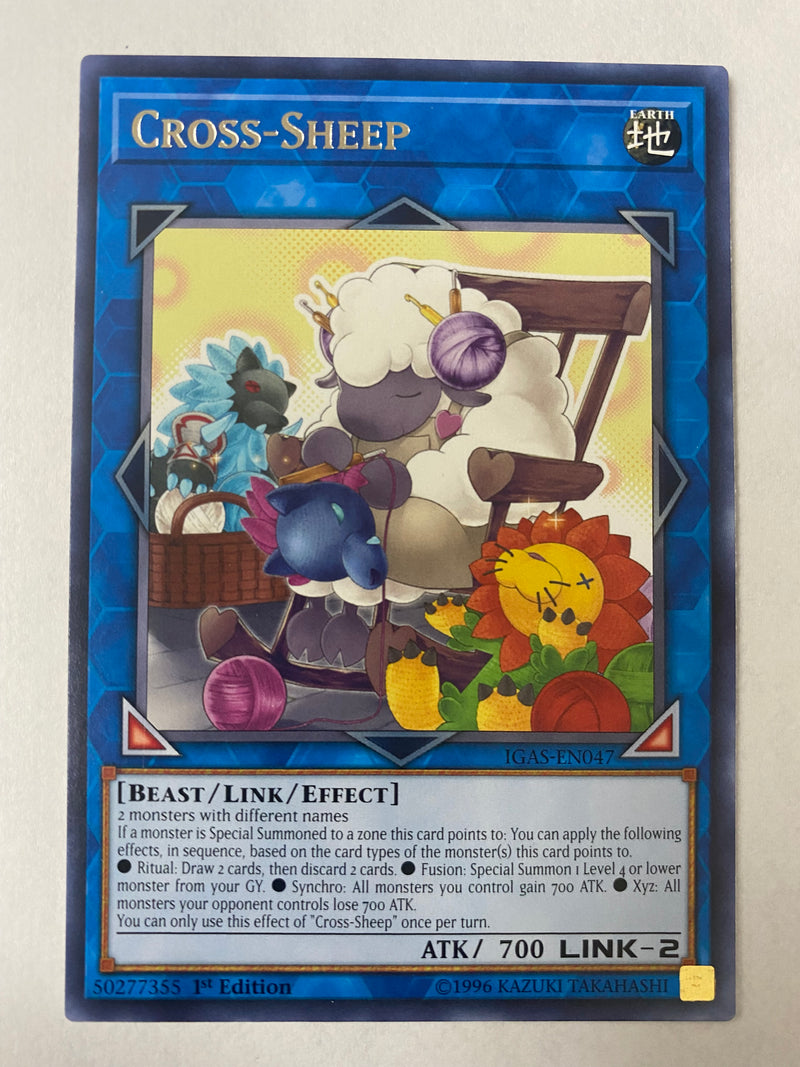 Yugioh  Cross Sheep  IGAS-EN047  Rare Ignition Assault 1st Edition NM