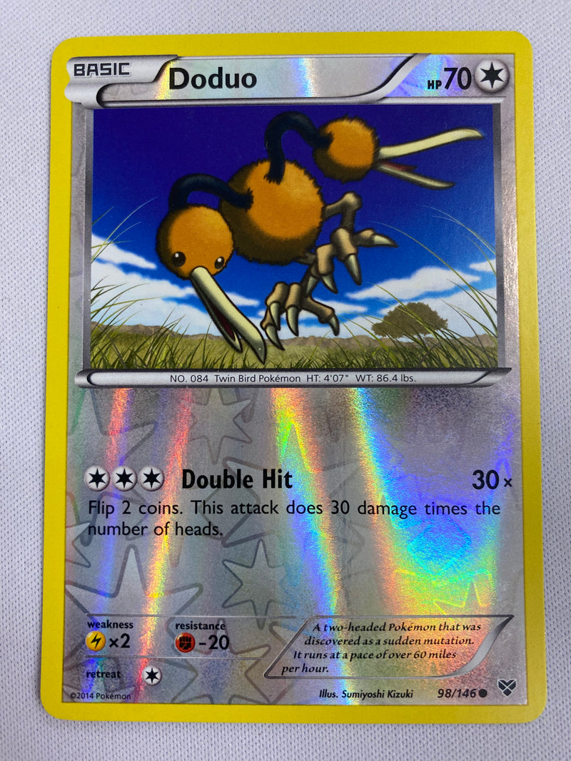Doduo 98/146 XY Base Set Reverse Pokemon Card Near Mint Doduo 98/146 XY Base Set Reverse Pokemon Card Near Mint
