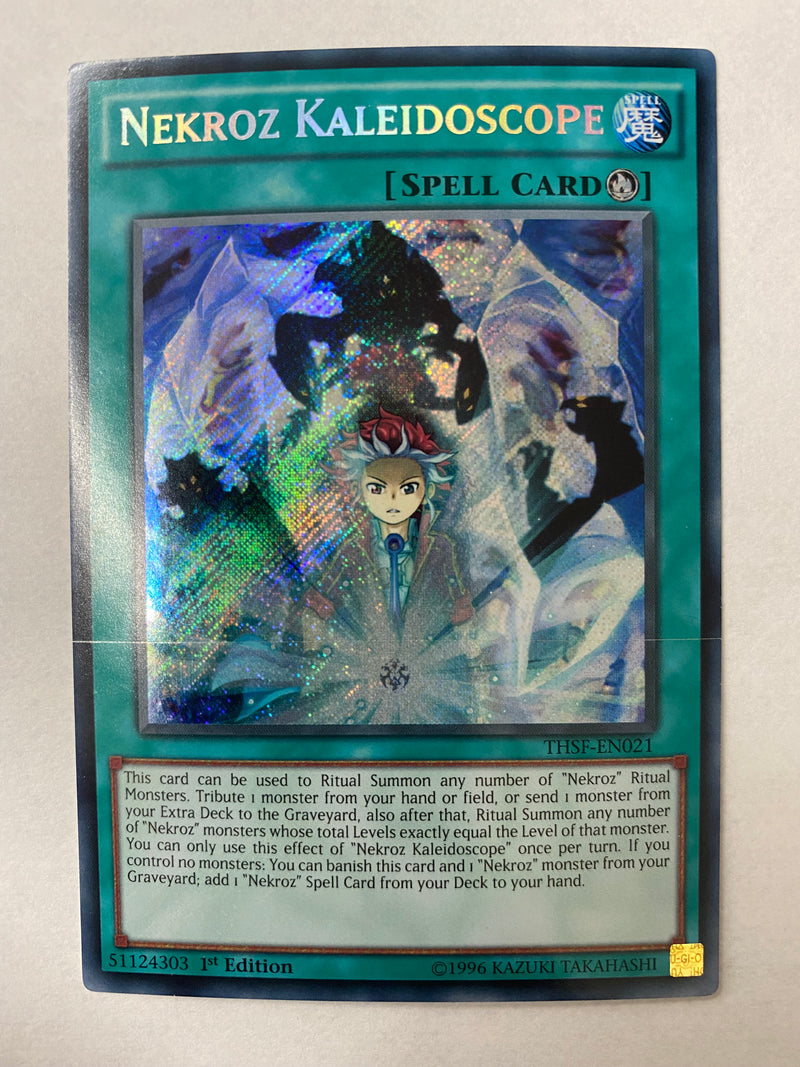 Yugioh Nekroz Kaleidoscope THSF-EN021 Secret Rare 1st Edition NM