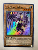 Yugioh Chaos Valkyria  TOCH-EN008  Super Rare  Unlimited Edition Near Mint,