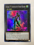 Yugioh Number 75: Bamboozling Gossip Shadow TOCH-EN052 Super Rare Unlimit NM