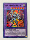Yugioh Evil HERO Dark Gaia  LCGX-EN069 Super Rare 1st Edition NM