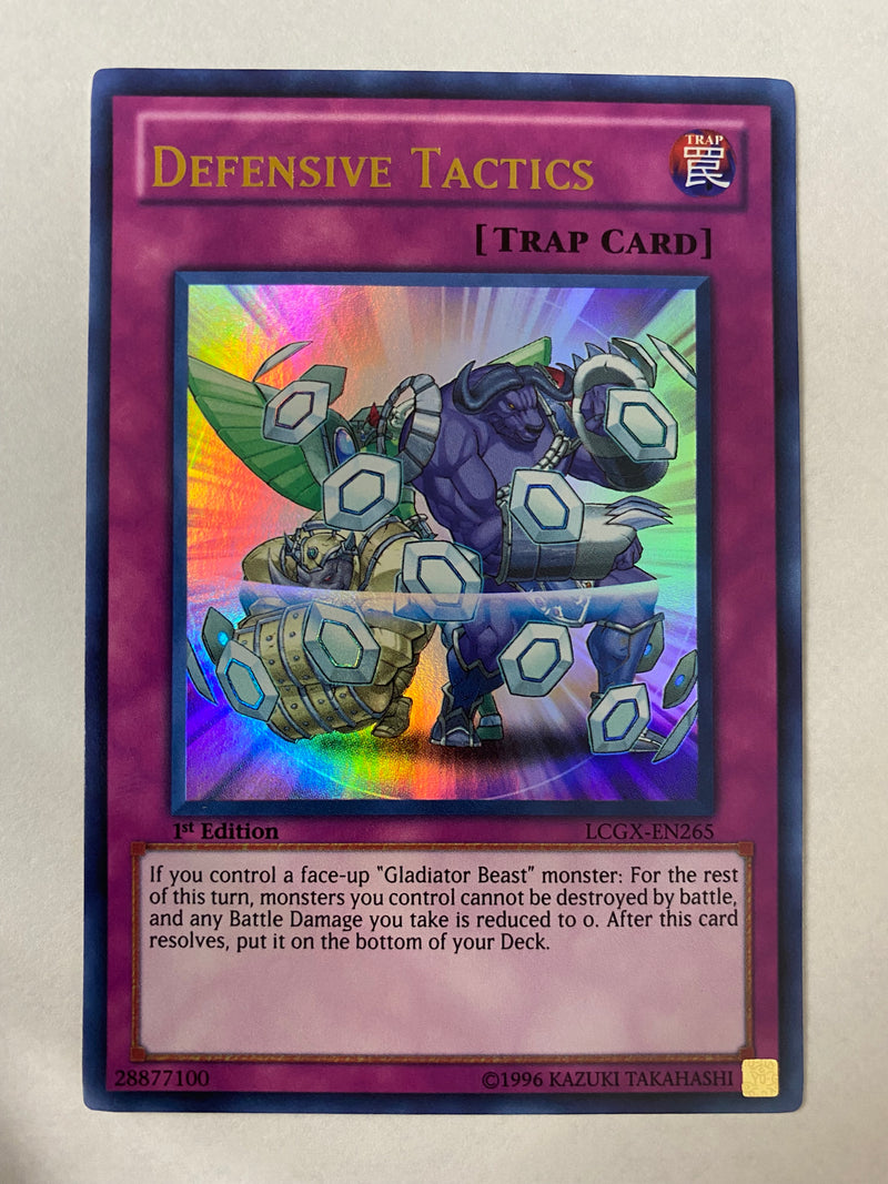 Yugioh Defensive Tactics LCGX-EN265 1st Edition Ultra Rare NM