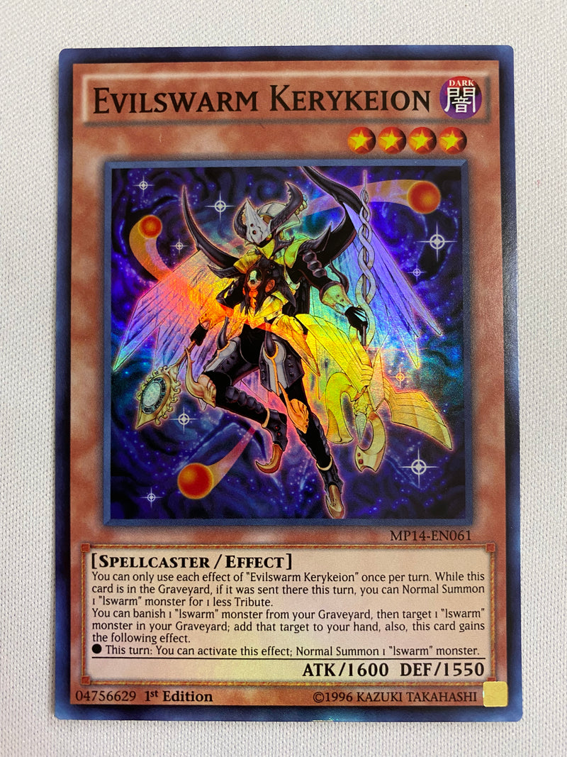 yugioh evilswarm cards Yugioh Evilswarm Kerykeion MP14-EN061 Super Rare 1st Edition NM