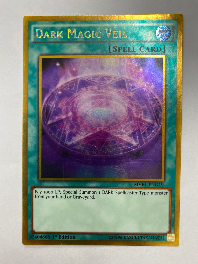 Yugioh Dark Magic Veil MVP1-ENG19 Gold Rare 1st Edition Near Mint