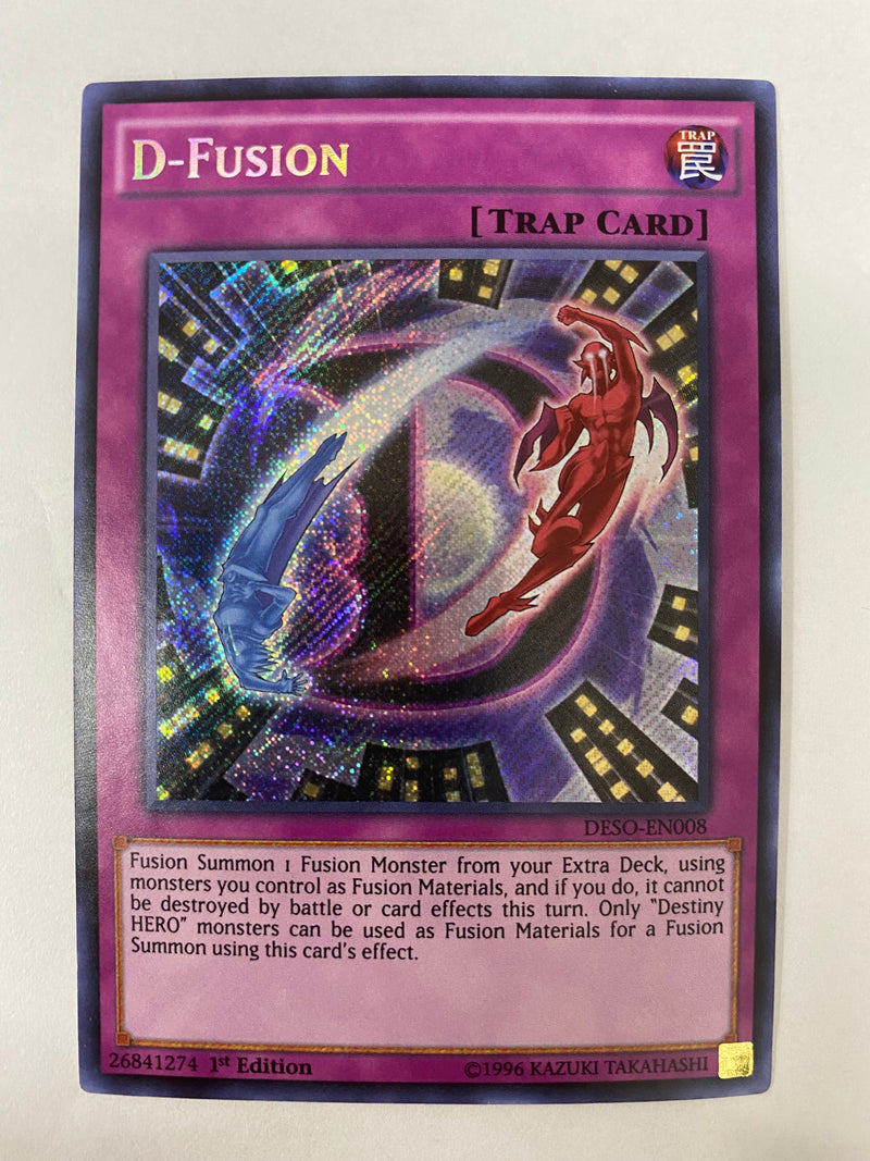 Yugioh D-Fusion DESO-EN008 Secret Rare 1st Edition NM