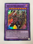 Yugioh Destiny End Dragoon  LCGX-EN140 Super Rare Unlimited Near Mint