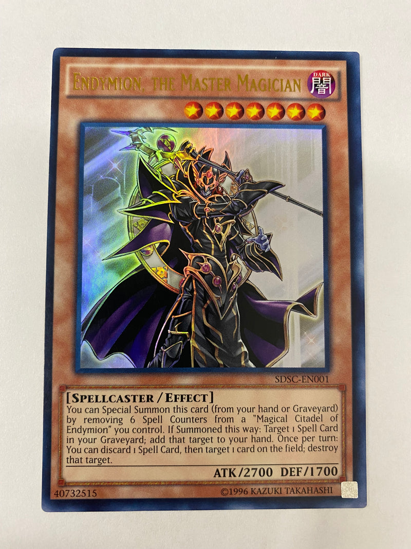 Yugioh Endymion, the Master Magician SDSC-EN001 Ultra Rare Unlimited NM