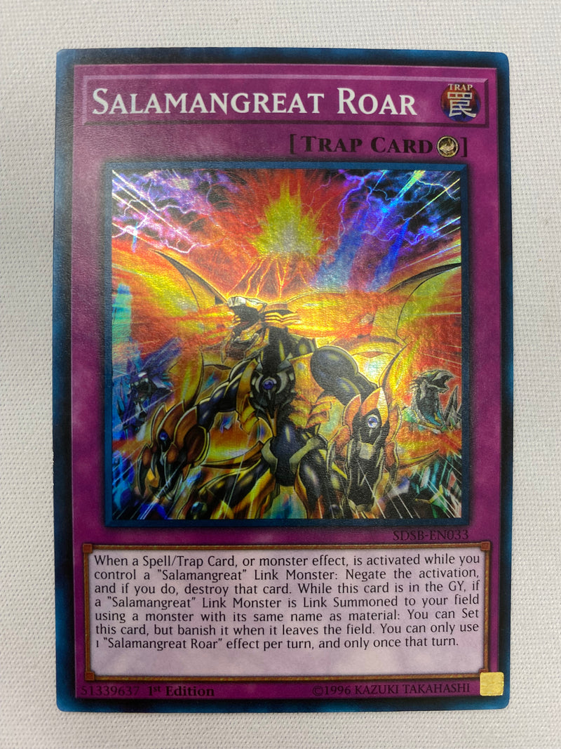 Yugioh Salamangreat Roar  SDSB-EN033  Super Rare  1st Edition NM