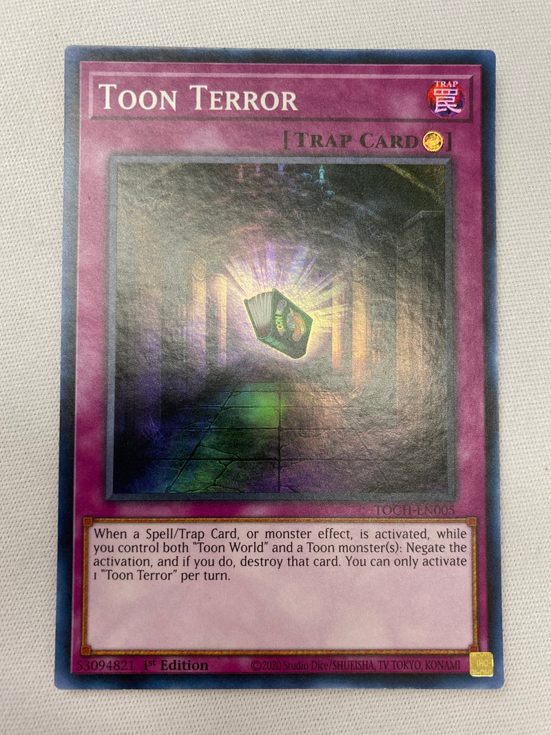 Yugioh Toon Terror  TOCH-EN005  Super Rare 1st Edition NM