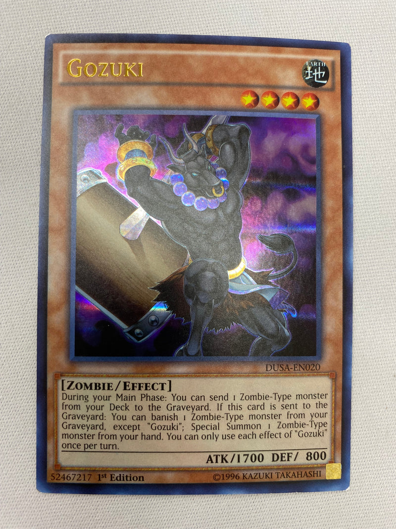 Yugioh Gozuki  DUSA-EN020  Ultra Rare  1st Edition Near Mint