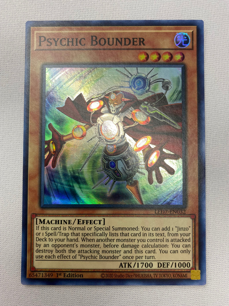Yugioh  Psychic Bounder  LED7 - EN032  1st Edition Super Rare  NM