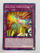 Yugioh Sun God Unification LED7-EN007 1st Edition Super Rare NM