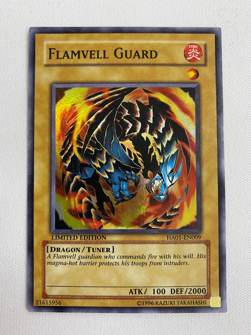 Yugioh Flamvell Guard HA01-EN009 Super Rare Limited Edition Near Mint