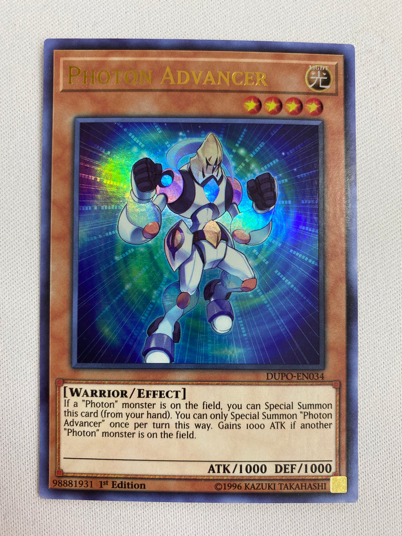 Yugioh Photon Advancer  DUPO-EN034  Ultra Rare  1st Edition NM