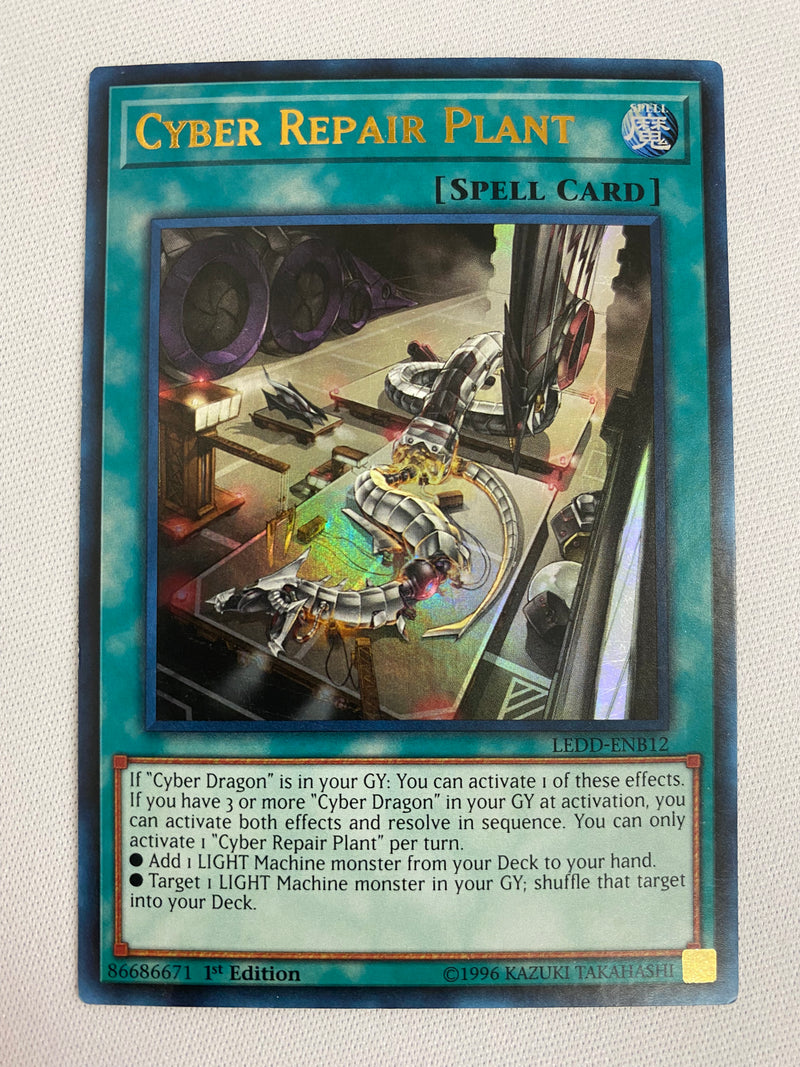 Yugioh Cyber Repair Plant LEDD-ENB12 Ultra Rare 1st Edition NM