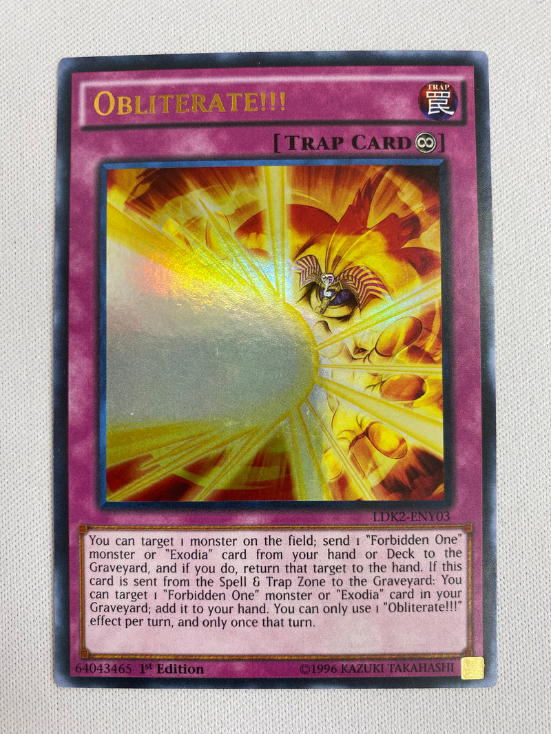 Yugioh Obliterate!! LDK2-ENY03 1st Edition Ultra Rare NM