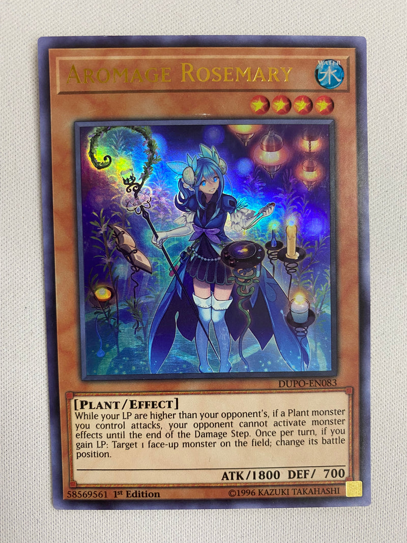 Yugioh Aromage Rosemary  DUPO-EN083  Ultra Rare 1st Edition Near Mint