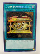 Yugioh Gold Sarcophagus HISU-EN051 Secret Rare  1st Edition NM