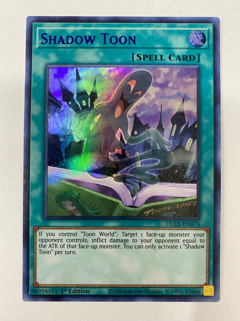 Yugioh Shadow Toon (Blue) DLCS-EN076 Ultra Rare 1st Edition Near Mint