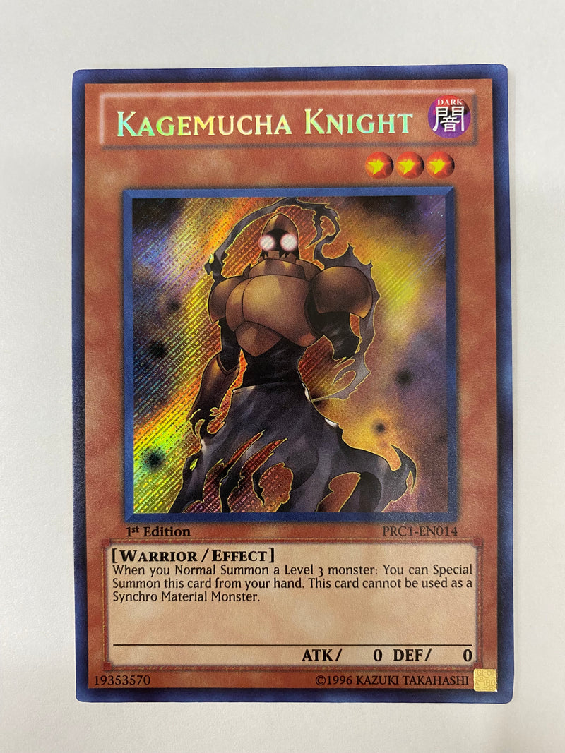Yugioh Kagemucha Knight PRC1-EN014 Secret Rare 1st Edition NM