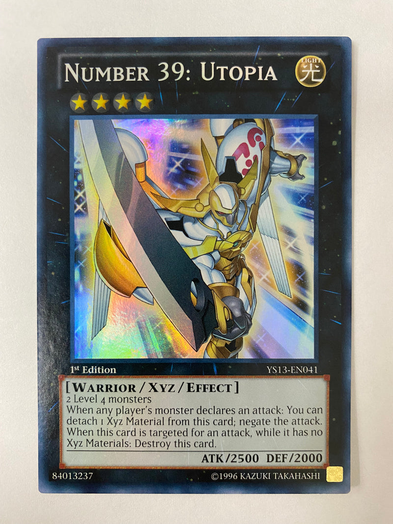 Yugioh Number C39: Utopia Ray YS13-EN041 Ultra Rare 1st Edition NM