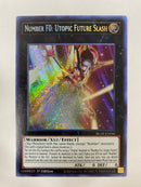 Yugioh Number F0: Utopic Future Slash BLAR-EN046 Secret Rare 1st Edition NM