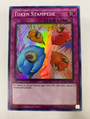 Yugioh! Token Stampede  OP16-EN007 Super Rare Unlimited NM